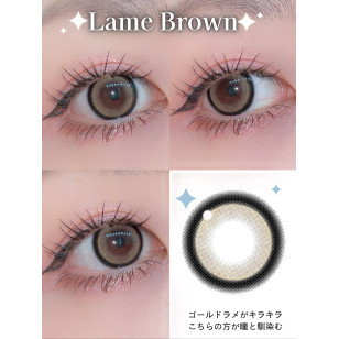 [預訂7-10天]Secret CandyMagic 1day Lame Brown シークレットキャンディーマジックワンデー ラメブラウン